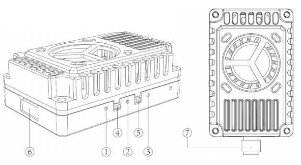 1.7G 4W UAVビデオトランスミッター 8チャンネル 1680M-1960M FPV VTX 長距離画像伝送 0