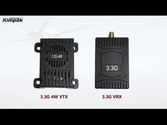 3.3GHz 4W VTX VRX 超長距離ビデオ送信機と受信機