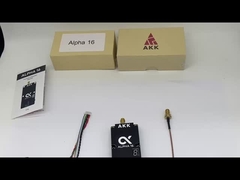 AKK アルファ 16 VTX 4.9G 5.8G 25mW/1W/3W/5W/8W/16W 96CH ビデオトランスミッター 対応スマートオーディオ