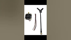 2.2G 4.5W 8CHビデオトランスミッター:強力なドローンFPV信号送信! #ドローン技術 #fpvギア