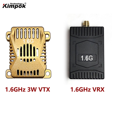 1.6G 1.7G 1.8g FPV VTX 3W ドローンビデオトランスミッター IRC-Trump付き受信機