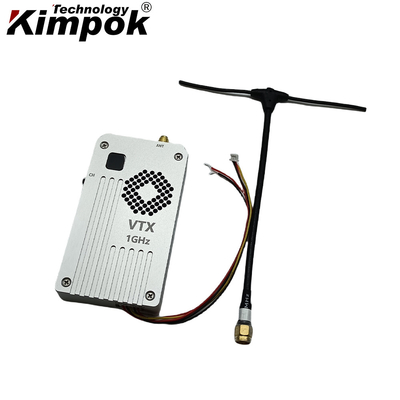 1G 5W UAVビデオトランスミッター FPV VTX VRX 8チャネルを持つドローンのための1Ghz アナログトランスミッター