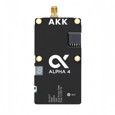 AKK アルファ 4 VTX 5.8G 4W 80CH 1w/2w/3w/4w パワースイッチ可能 スマートオーディオ FPV ドローン用ビデオトランスミッター