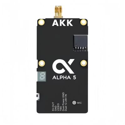 AKK 5.8-6.0GHz Alpha5 FPV ビデオトランスミッター (長距離ドローン用スマートオーディオ付き)