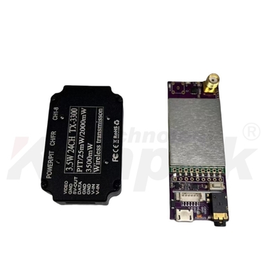 3.3GHz 3.5W ドローン ビデオ 送信 送信機 受信機 コンボ 広電圧
