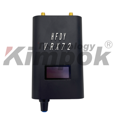 HFDY VRX72 7.2GHz FPVビデオレシーバー 64CH 6.1–7.2GHz アナログVRX CVBS出力 広電圧7–32V 長距離UAVレシーバー